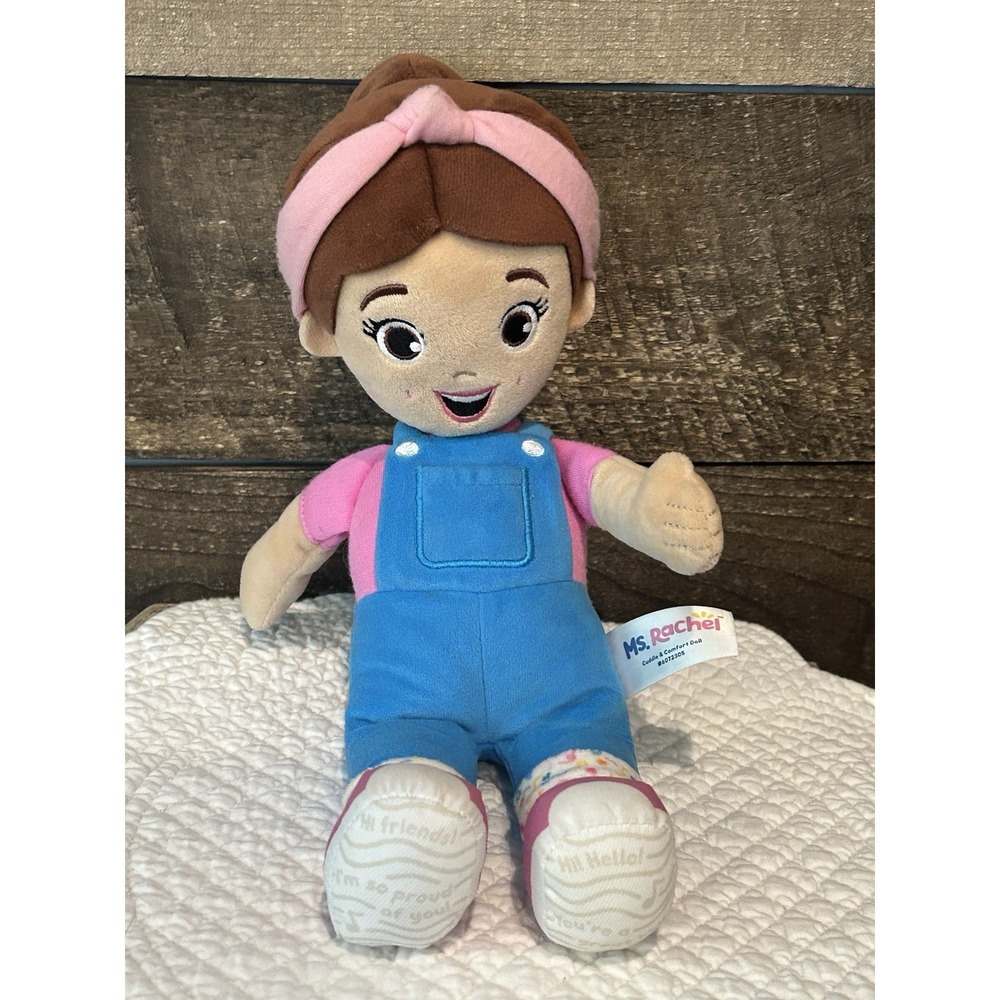 Ms. Rachel Soft Genuine Cuddle And Comfort Doll Miss Mrs. Plush Educational Toy